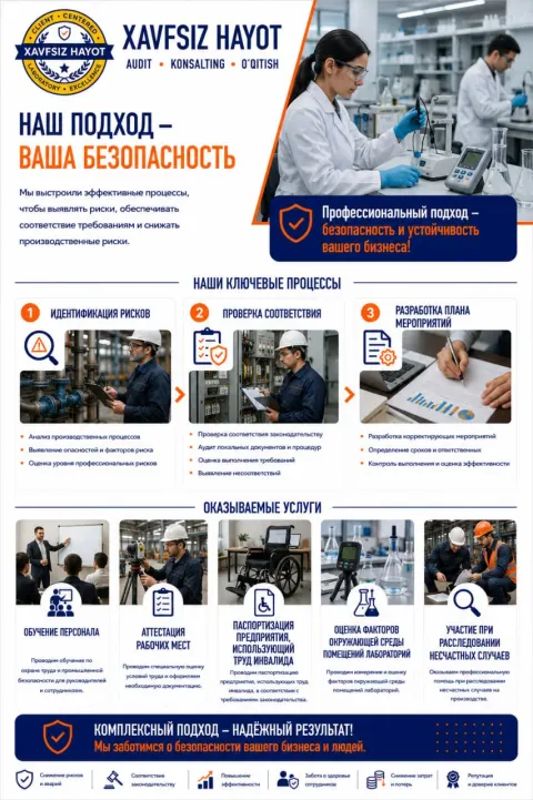 Инфографика: наш подход — ключевые процессы и услуги